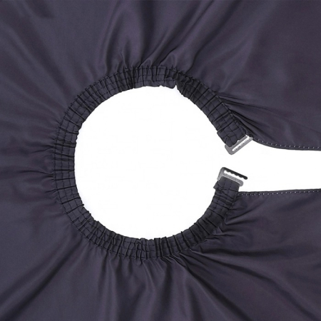 Pelerina Profesionala Frizerie si Coafor Barber Gentleman Impermeabila 140x160cm cu Guler Elastic si Cleme [5]