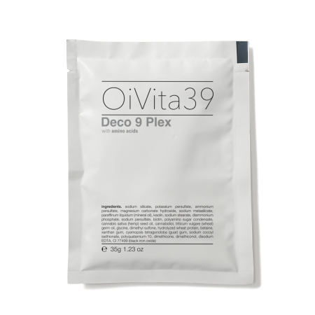 Decolorant - Pudră Decolorantă Gri OiVita39 35g – 9 Tonuri cu Aminoacizi, Biotină și Ulei de Cânepă