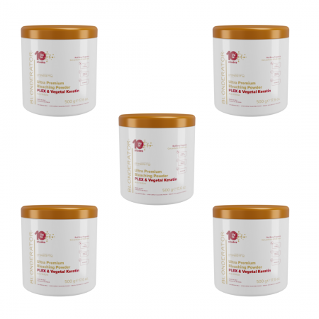Decolorant - Pudra Decolorantă Plex și Keratina 10 Tonuri Imperity 500g Pachet 5 Buc – Decolorare Rapidă și Sănătoasă | SalonExpert