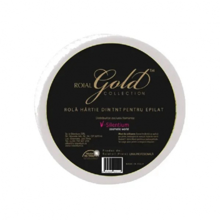 Epilare - Rola Hârtie Epilat Albă Roial Gold Pretăiată – Hârtie Profesională pentru Epilare, Calitate Superioară | SalonExpert