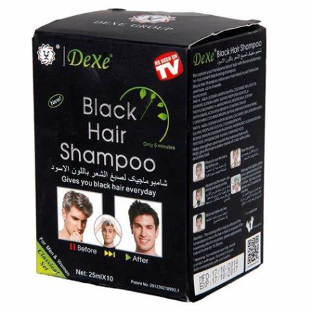 Colorare - Sampon Colorant Dexe Black Hair Shampoo 10x25 ml