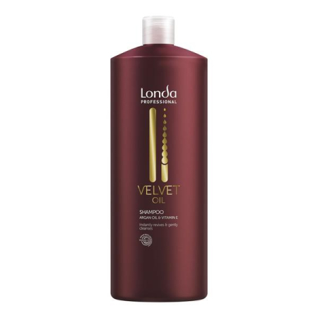 Coafura si Frizerie - Londa Professional Velvet Oil Shampoo 1000 ml – Șampon Profesional cu Ulei de Argan