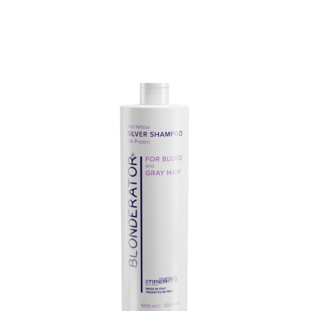 Coafura si Frizerie - Șampon Neutralizant Imperity Blonderator Silver 1000 ml – Pentru Reflexe Argintii și Păr Blond Strălucitor