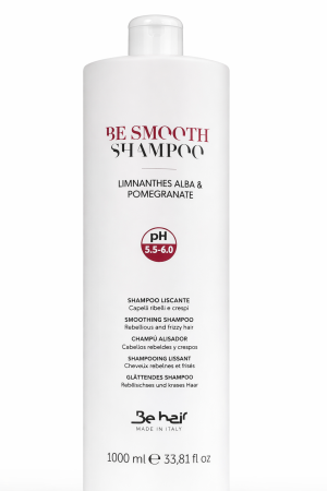 Sampon - Smoothing Shampoo Be Smooth Be Hair 1000ml – șampon profesional pentru păr rebel