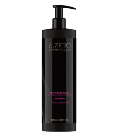 Sampon - Șampon pentru păr vopsit și tratat 6.Zero Post Color Salon 1000 ml – protecție și intensitate pentru culoare