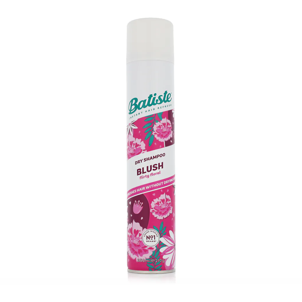 Coafura si Frizerie - Șampon Uscat Batiste Blush Flirty Floral 350 ml pentru Volum și Prospețime Instant