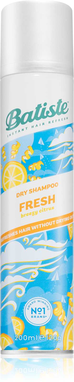 Coafura si Frizerie - Șampon Uscat Batiste Fresh Breezy Citrus 200 ml cu Parfum Fresh Citric și Volum Instant