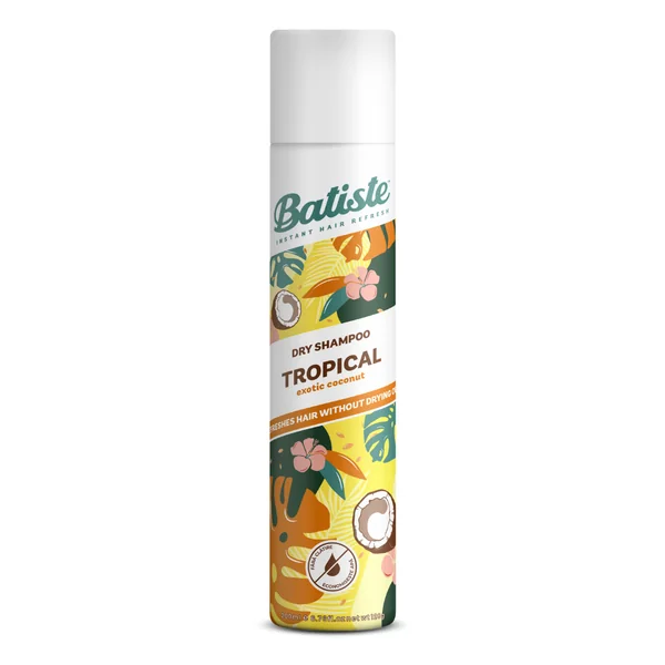 Coafura si Frizerie - Șampon Uscat Batiste Tropical 200 ml cu Parfum Exotic pentru Volum și Prospețime Instant