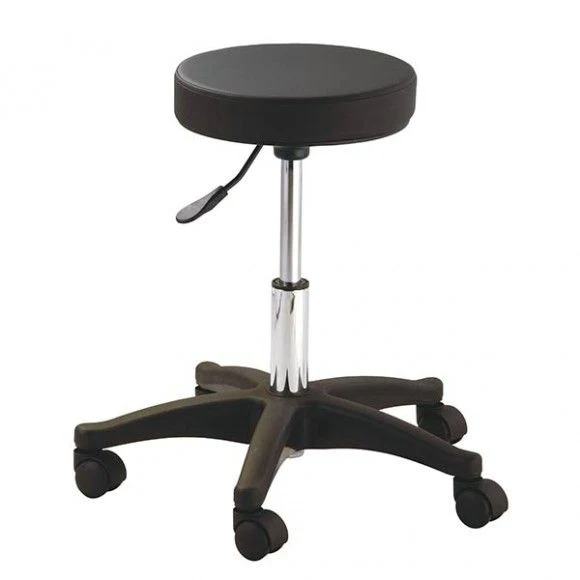Accesorii - Scaun Cosmetică Tip Taburet Bifull Berlin Black – Reglabil cu Roți Pivotante