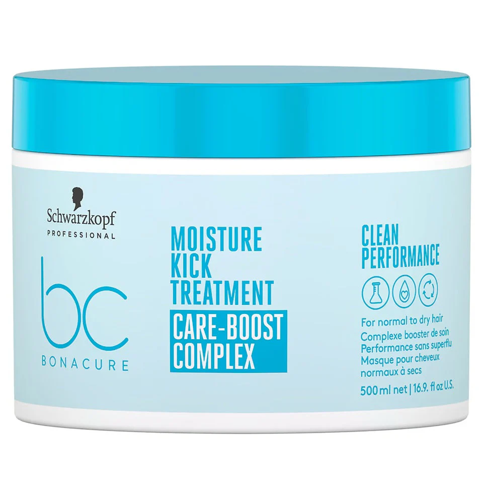 Masca - Schwarzkopf Professional BC Bonacure Moisture Kick Treatment – Masca Profesională Intens Hidratantă cu Glicerină, pentru Păr Uscat, Creț sau Fragil 500ml