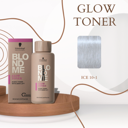 Coafura si Frizerie - Schwarzkopf Professional BLONDME Glow Toner Acid 60ml pentru Blond Luminos