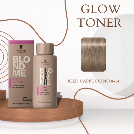 Vopsea de par - Schwarzkopf Professional BLONDME Glow Toner Acid 60ml pentru Blond Luminos