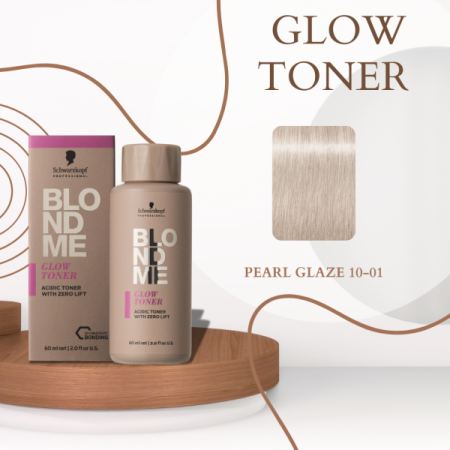 Vopsea de par - Schwarzkopf Professional BLONDME Glow Toner Acid 60ml pentru Blond Luminos