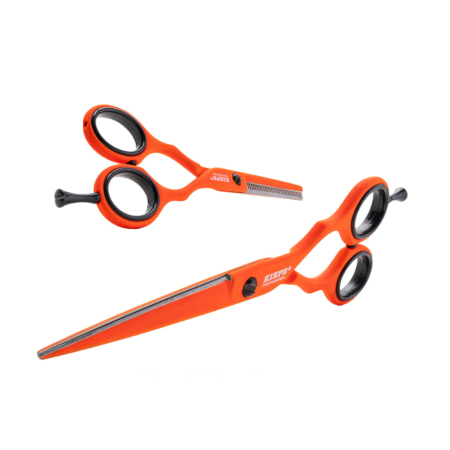 Foarfeca de tuns / filat - Set foarfece tuns filat Kiepe Mangoo otel 420 5.5 inch