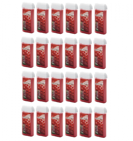 Epilare - Set 24 Buc. Ceară de Unică Folosință Căpșuni ItalWax Strawberry 100 ml – Epilare Delicată și Frumos Parfumata | SalonExpert