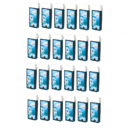 Epilare - Set 24 Buc. Ceară de Unică Folosință cu Azulena ItalWax 100 ml – Epilare Delicată și Calmanta pentru Piele Sensibilă | SalonExpert