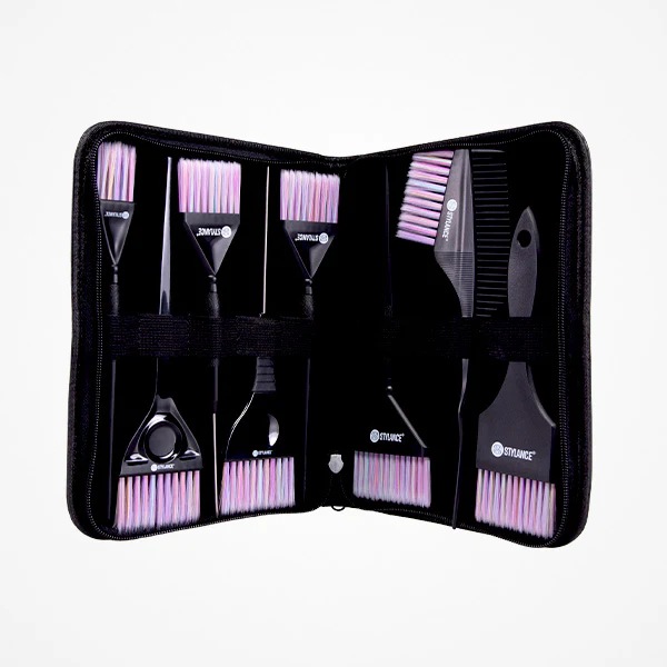 Accesorii - Set 8 Pensule pentru Vopsit Stylance Color Brush Tint Brushes – Pensule Profesionale pentru Colorare