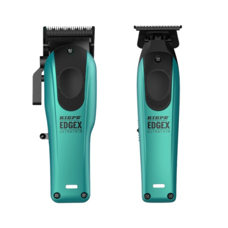 Aparate de tuns si de ras - Set combo Kiepe Edgex Blue masina de tuns si contur fara fir