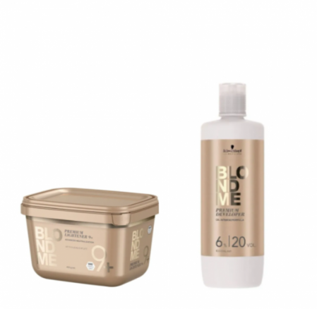 Decolorant - Set Decolorant BlondMe + Oxidant BlondMe 1L – Decolorare Profesională pentru Blond Perfect | SalonExpert
