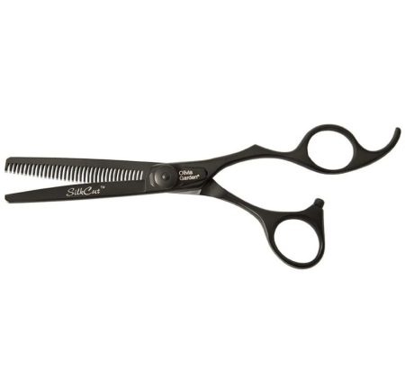 Set foarfeci profesionale Olivia Garden SilkCut Black tuns si filat [1]