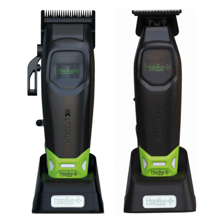 Aparate de tuns si de ras - Set Mașină de Tuns și Contur Hepike Nitrocut 8.000 RPM Fără Fir Profesional