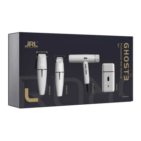 JRL Ghost Collection Kit 3 Clipper Trimmer Shaver Uscator Profesional Barber [2]