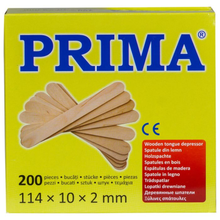 Epilare - spatule-lemn-mici-200-buc-prima-accesorii-cosmetica-epilare