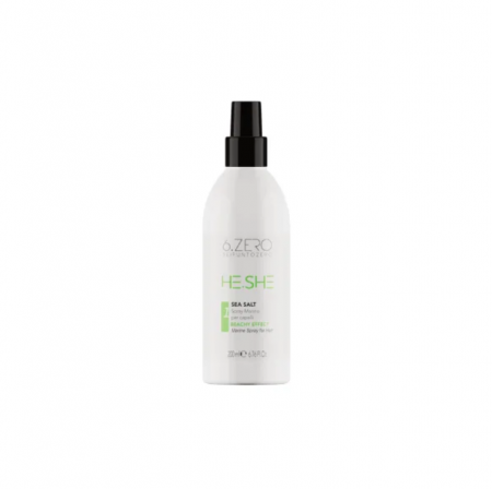 Coafura si Frizerie - Spray cu sare de mare 6.Zero He.She 200 ml – textură și volum cu efect de plajă