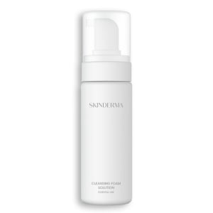 Tratamente - Spumă demachiantă delicată 200 ml Skinderma – curățare profesională blândă, hidratantă și echilibrantă pentru toate tipurile de ten, inclusiv cel sensibil