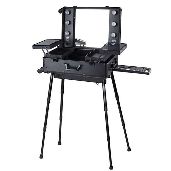 Stație Profesională pentru Make-Up Bifull Besta Black – Organizator Premium pentru Cosmetice [2]