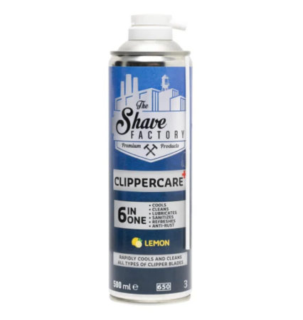 Aparate de tuns si de ras - Spray Clippercare+ 6in1 Lemon The Shave Factory 500 ml