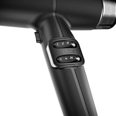 Uscător de păr profesional GA.MA IQ Lite Black – feon ușor și compact, uscare rapidă și styling precis pentru salon [3]