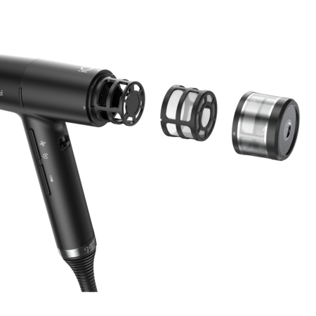 Uscător de Păr Profesional IQ1 Perfetto Black 2000W – Puternic & Elegant [4]