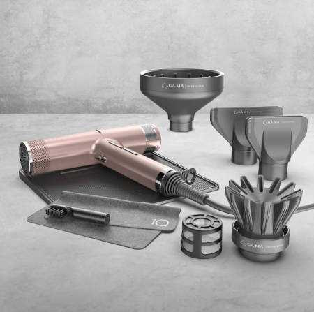Uscatoare de par - Uscător de Păr Profesional IQ3 Perfetto Rose Gold – Putere & Eleganță