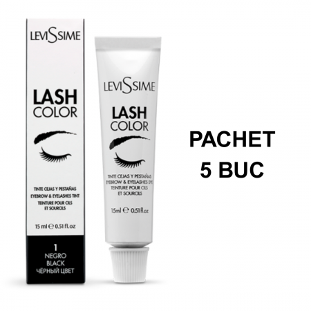 Cosmetica - Vopsea de gene si sprancene negru pachet 5 buc