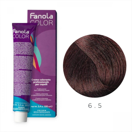Coafura si Frizerie - Vopsea de Par 6.5 Tehnica Permanenta - Fanola Color Cream Blond Mahon Inchis 100ml
