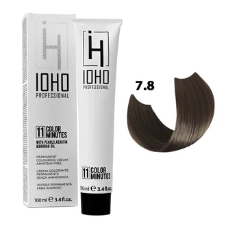 Vopsea de par - Vopsea de păr Ioho Professional 7.8 Blond Bej – fără amoniac, culoare echilibrată și acoperire uniformă
