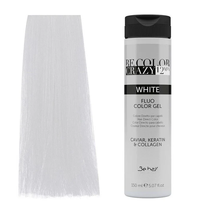 Vopsea de par - vopsea-par-alb-semi-permanenta-be-hair-be-color-crazy-white-150ml