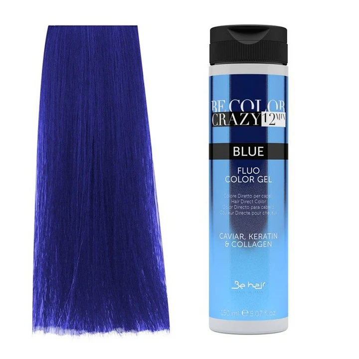 Vopsea de par - vopsea-par-albastru-semi-permanenta-be-hair-be-color-crazy-blue-150ml
