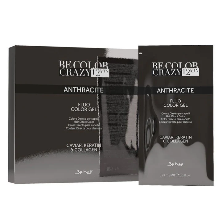 Vopsea de par - vopsea-par-antracit-semi-permanenta-be-hair-be-color-crazy-anthracite-30ml