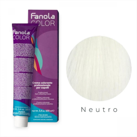 Coafura si Frizerie - Vopsea de Par Corector Neutru Tehnica Permanenta - Fanola Color Cream Intensifier Neutro 100ml
