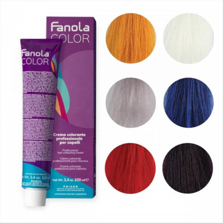Coafura si Frizerie - Vopsea de Par Corector Rosu Tehnica Permanenta - Fanola Color Cream Red Intensifier 100ml