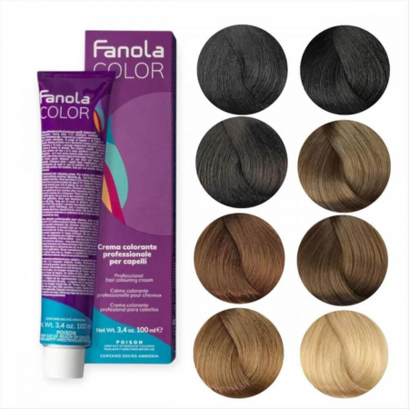 Coafura si Frizerie - Vopsea de Par Corector Violet Tehnica Permanenta - Fanola Color Cream Violet Intensifier 100ml