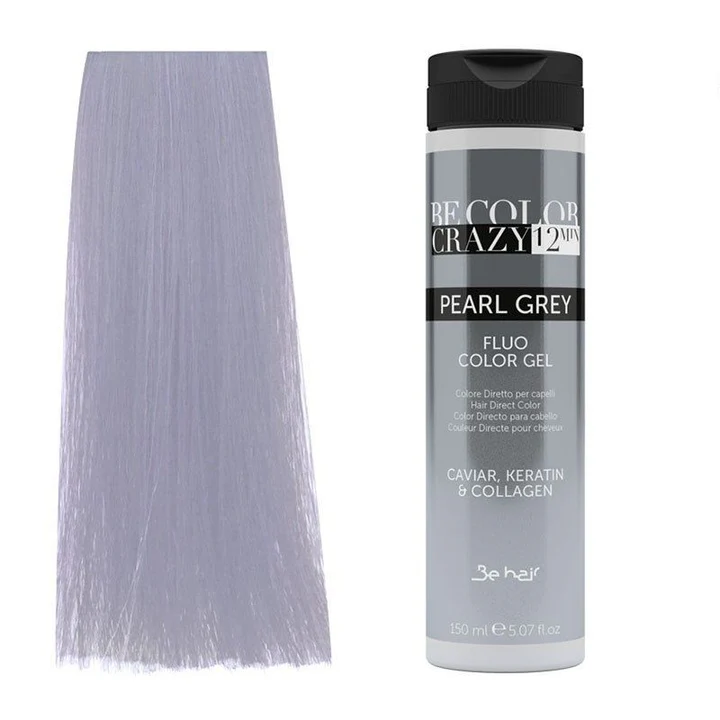 Vopsea de par - vopsea-par-gri-perlat-semi-permanenta-be-hair-be-color-crazy-pearl-grey-150ml