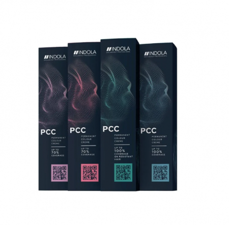 Vopsea de par - Indola PCC Vopsea de Păr Permanentă cu Amoniac 60 ml – culoare intensă și acoperire totală
