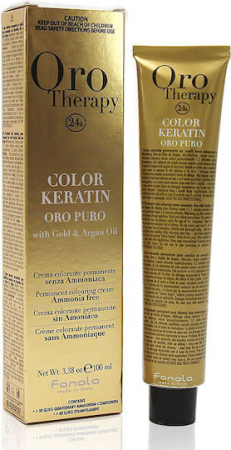Coafura si Frizerie - Vopsea de Par Permanenta Fara Amoniac - Color Keratin Oro Puro 24K
