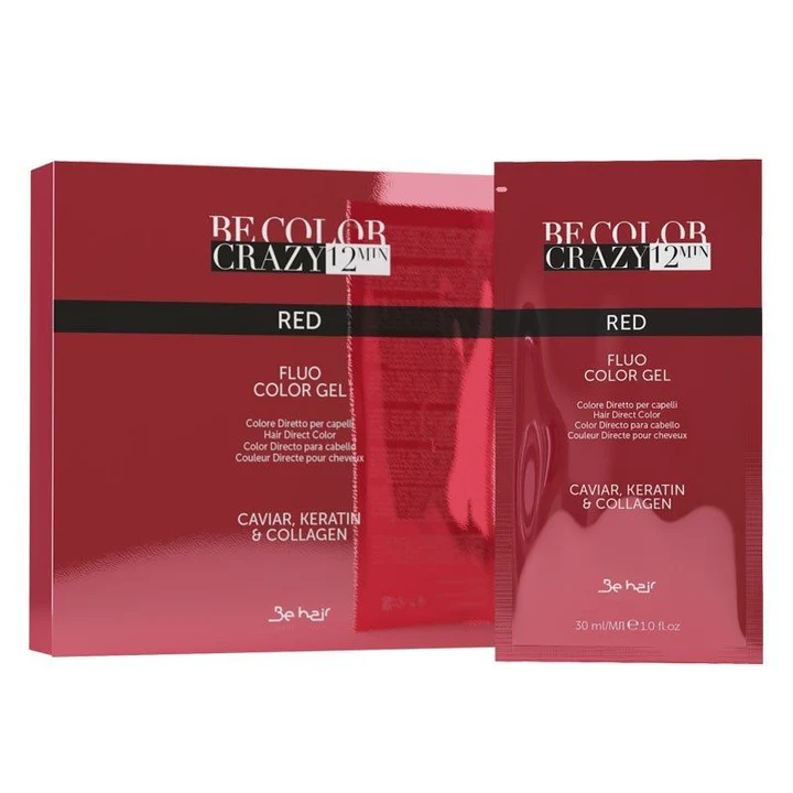 Vopsea de par - vopsea-par-rosu-semi-permanenta-be-hair-be-color-crazy-red-30ml