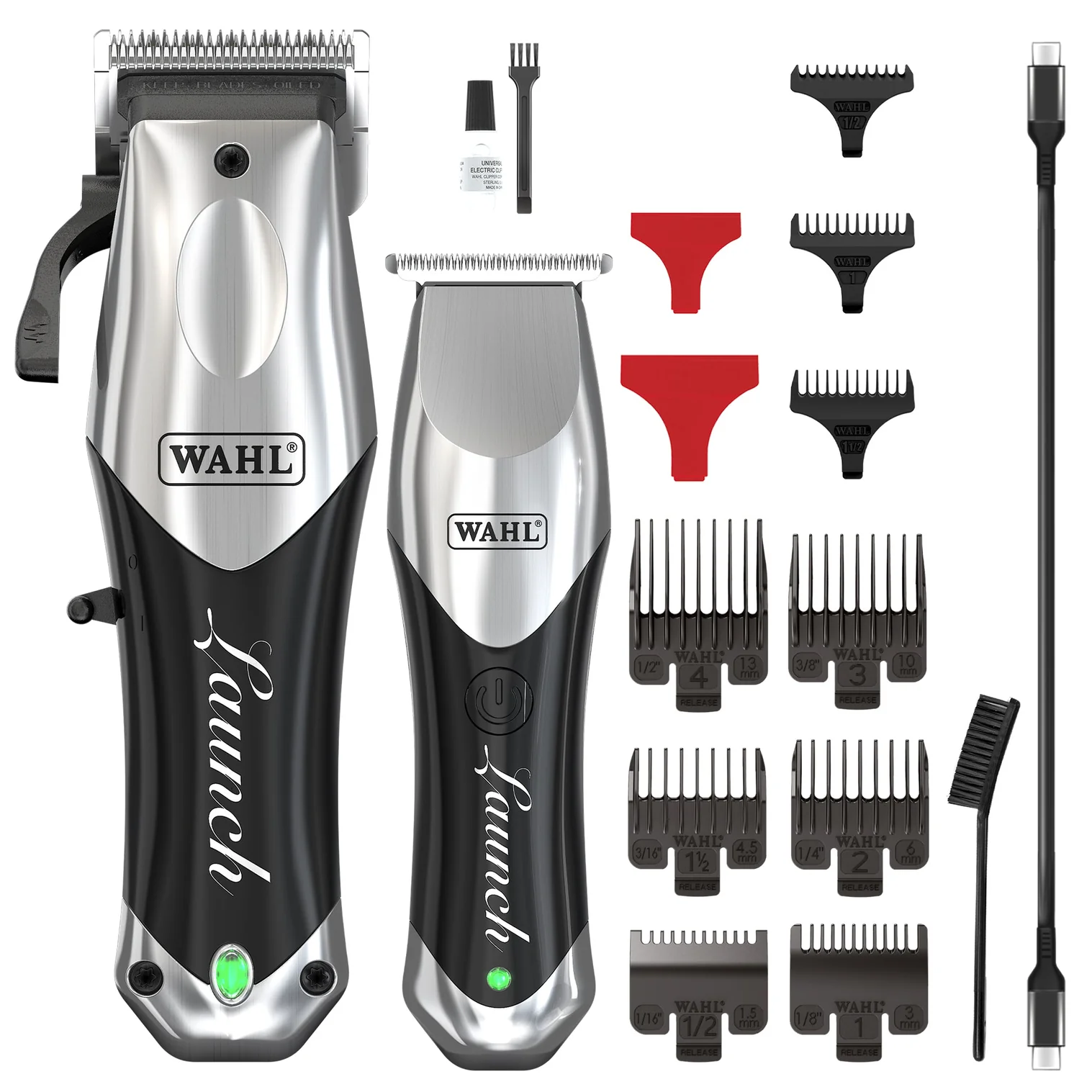 Wahl Launch Combo – set profesional mașină de tuns și trimmer fără fir [1]