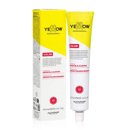 Vopsea de par - Yellow Professional Color Cream – vopsea de păr permanentă 100 ml | salonexpert.ro