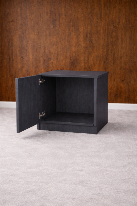 Noptieră dormitor din PAL cu ușă – Antracit [2]